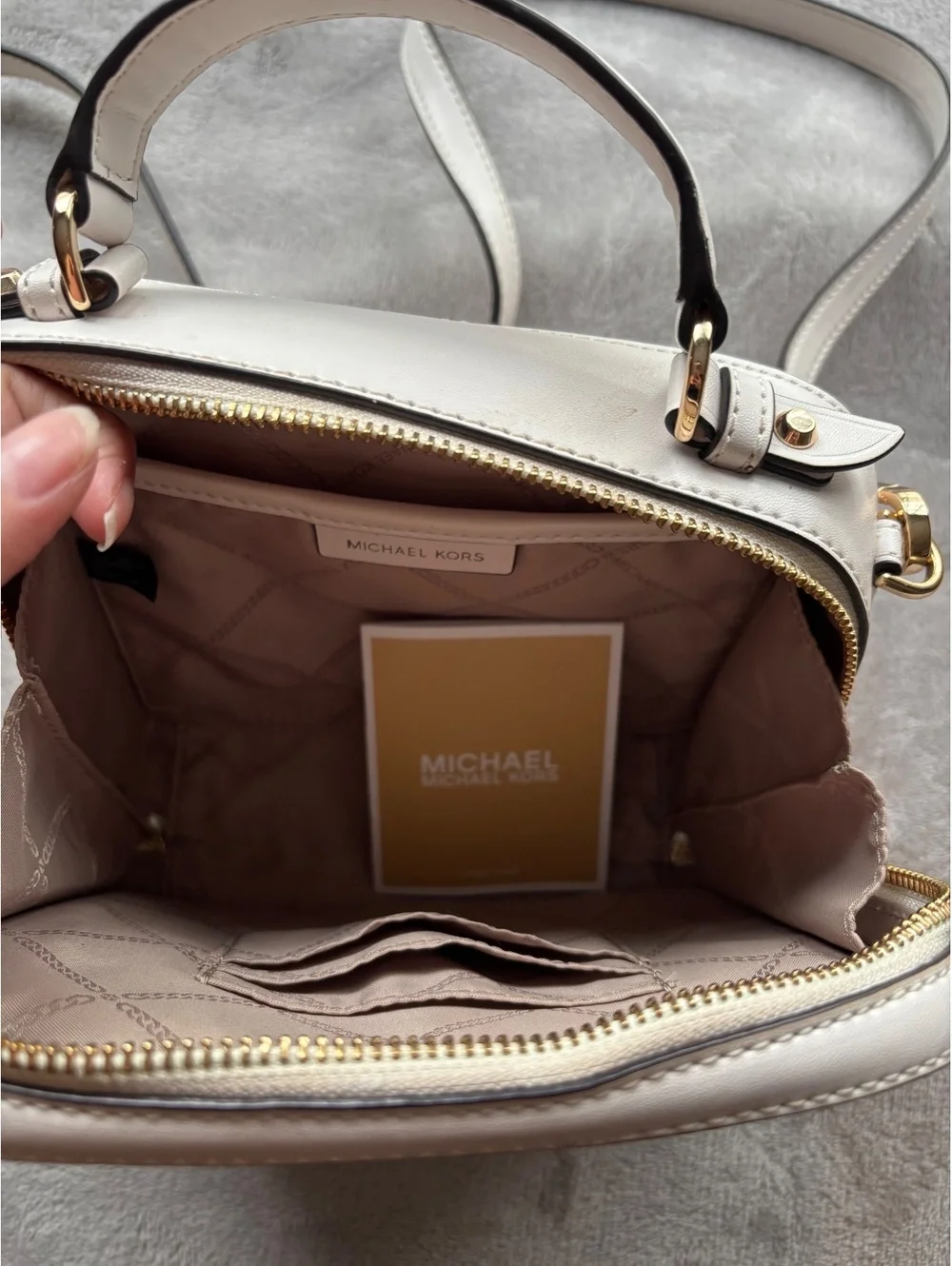 Michael Kors Crossbody bag pebbled Leather handbag purse
